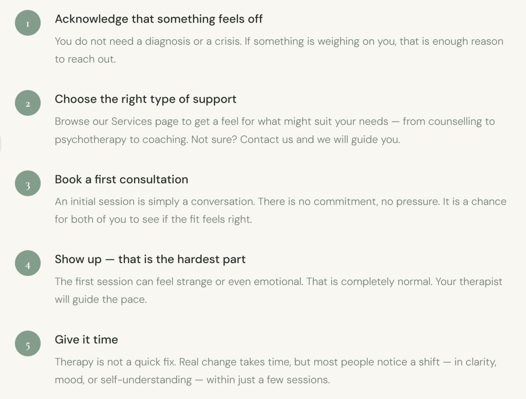5 steps