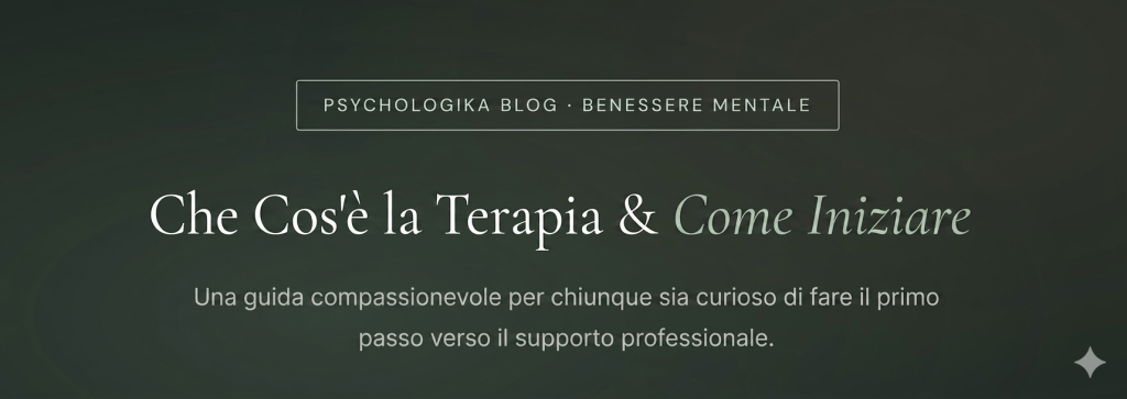 Cosa e' terapia